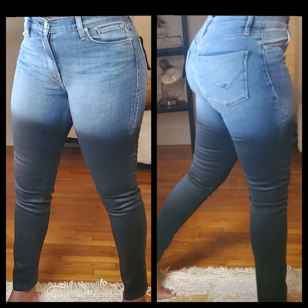 Stunning Hudson TwoTone Jeans